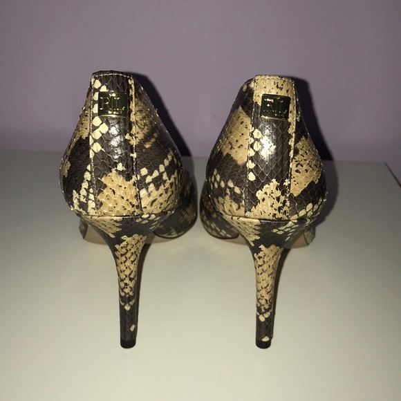 Lauren Ralph Lauren Leather Pumps - Picture 5 of 8